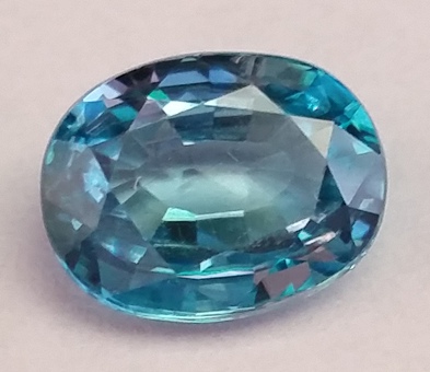 蓝色锆石 3.36ct 刻面裸石