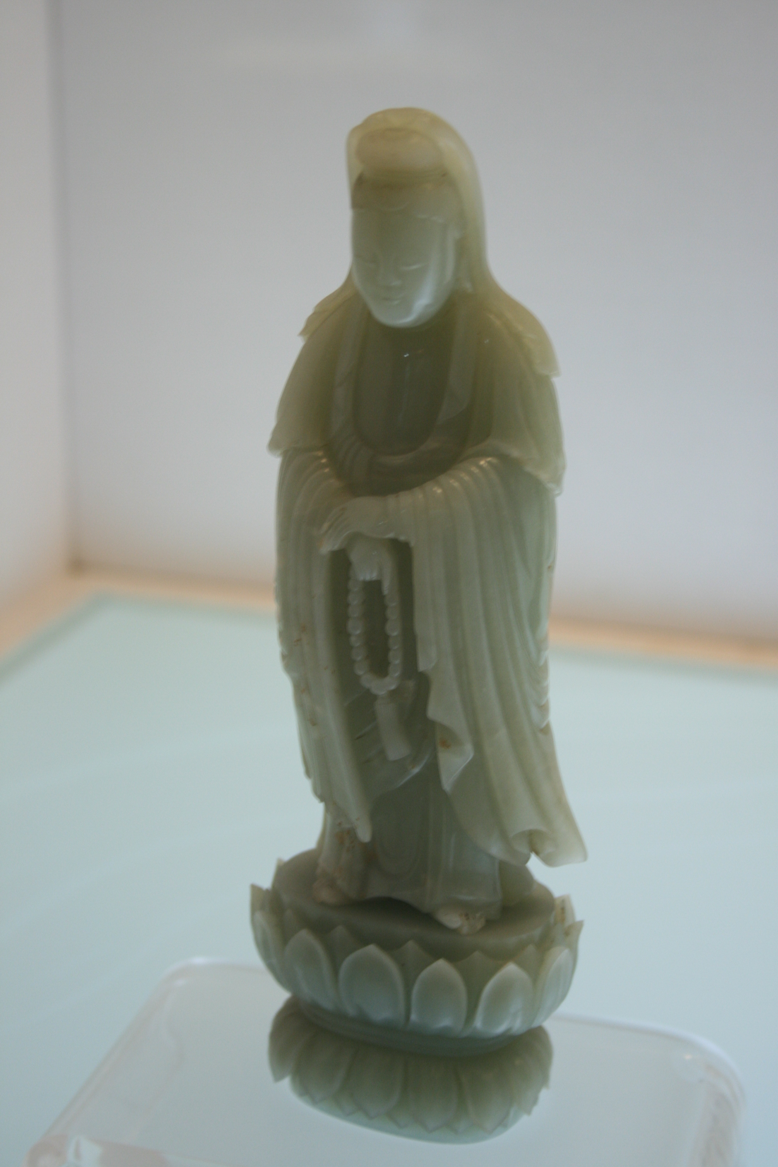 清代和田玉雕观音（清宫旧藏类）