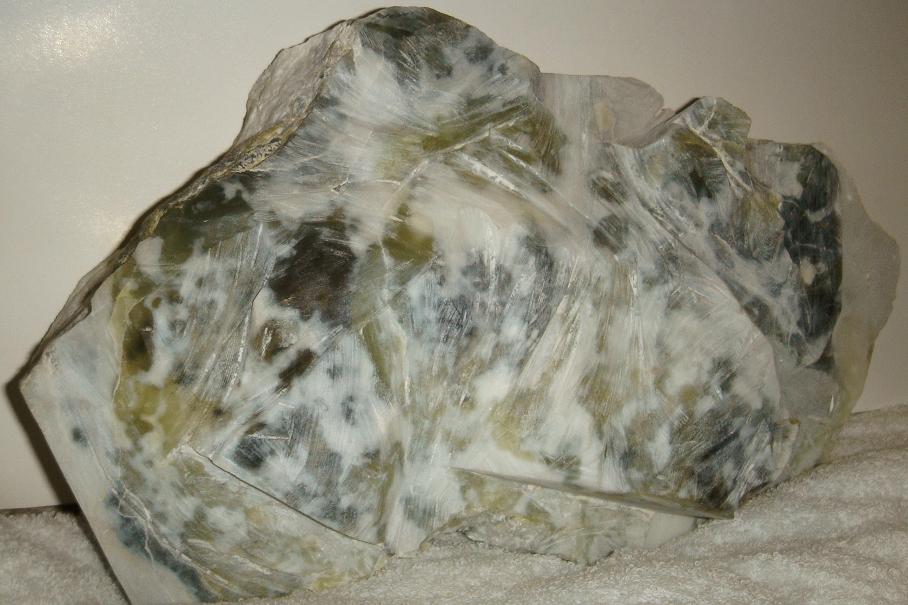 蓝田玉抛光标本