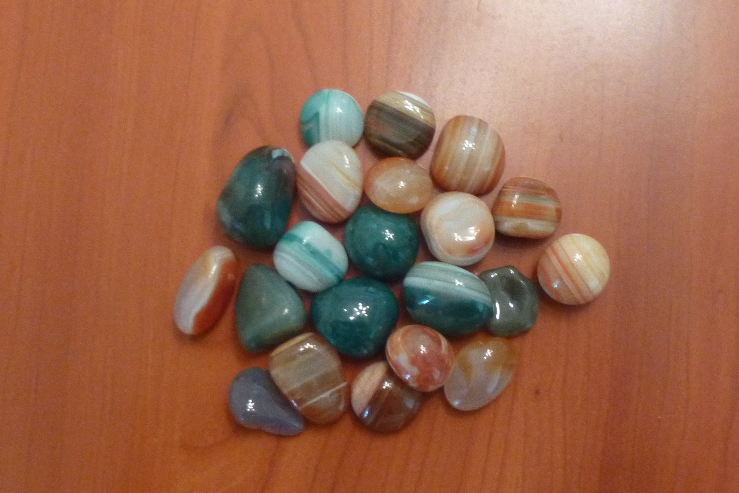 经典雨花石（南京六合产，多色玛瑙水玩）